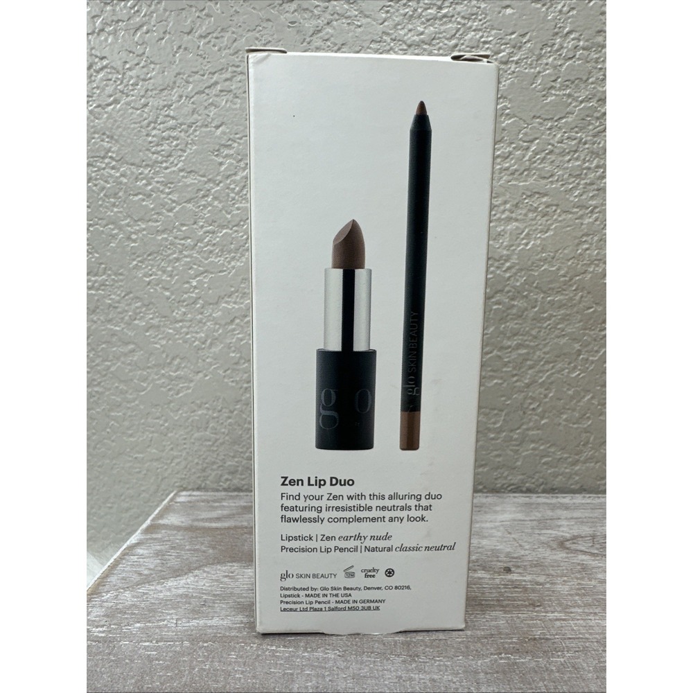 $21 ๐ Glo Skin Beauty Zen Lip Duo Zen Lipstick & Natural Lip Liner NEWโ - Picture 2 of 3